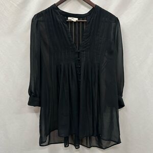 Womens Joie transparent blouse sz S